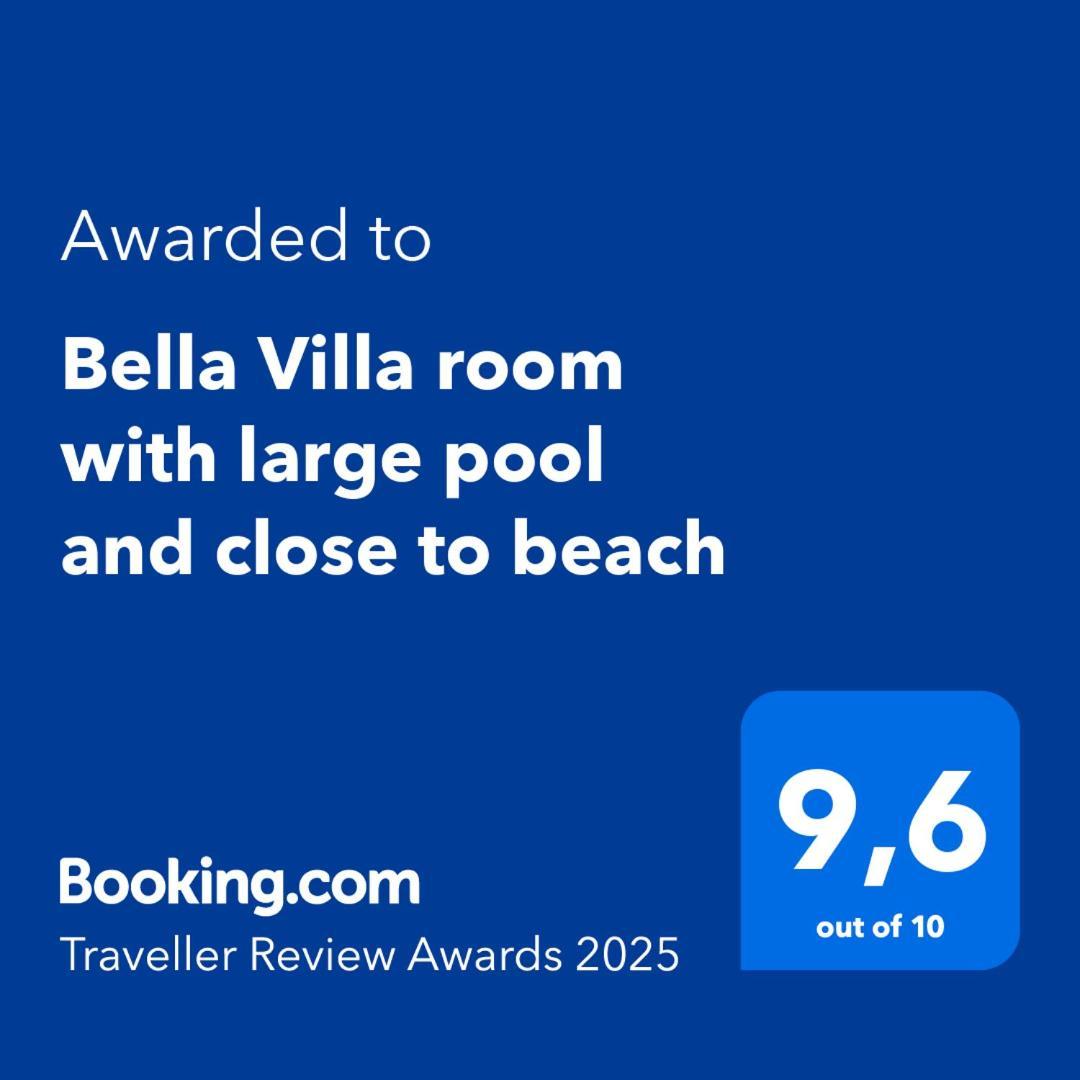 Bella Villa Room With Large Pool And Close To Beach 拉斯加勒拉斯 外观 照片